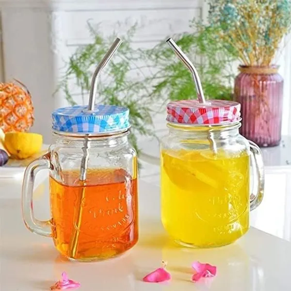 Transparent_Clear_Glass_Mason_Storage_Jar_With_Air-Tight_Lids_And_Straw_Mugs_With_Handle_For_Beverages_Fruit_Juices_On_Party_(470_Ml)_(Pack_Of_2)