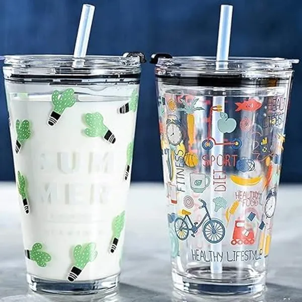 Transparent_Clear_Glass_Tumbler_With_Lid_Straw_For_Hot_And_Cold_Beverages_Tea_Coffee_Travel_Bottle_Smoothies_Fruit_Juice_Jar_(470Ml_Assorted_Color)