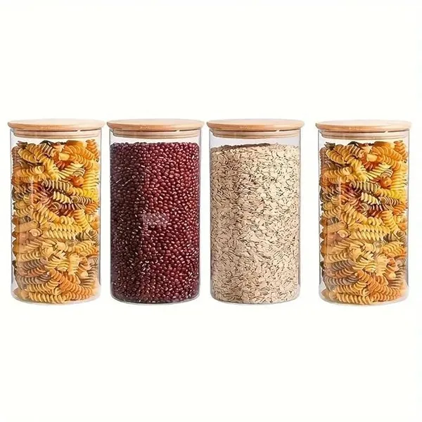 Transparent_Glass_Clear_Airtight_Food_Storage_Container_Spice_Jars_With_Bamboo_Wooden_For_Home_Kitchen_Tea_Herbs_Pasta_Coffee_Flour_270_Ml