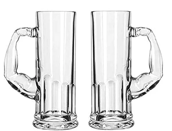 Transparent_Dakshayanii_Muscle_Handle_Shape_Large_Bear_Mug_Glass_Long_Size_Beer_Mug_Wine_Glass_Whisky_Glass_Juice_Glass_Perfect_For_Gift_-_600Ml_(Set_Of_6)