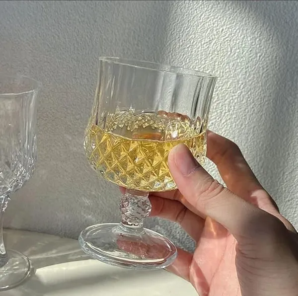 Transparent_Diamond_Cut_Brandy_Glass_180_Ml_Cognac_Stemless_Rum_Glass_For_Spirits_Crystal_Luxury_Large_Elegant_Old_Fashioned_Water_And_Mixed_Drinks_(Set_Of_6)