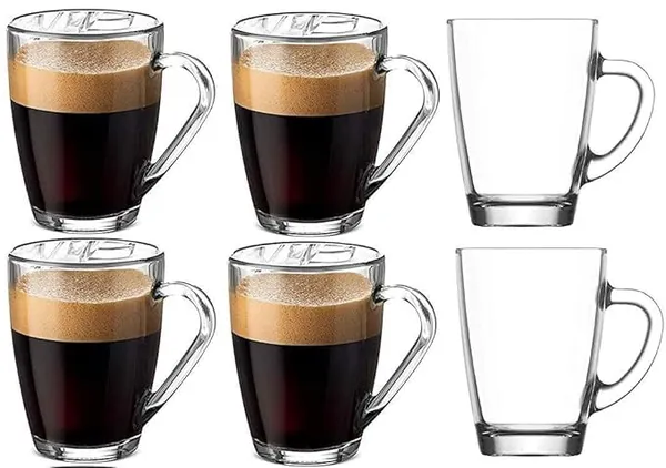 Transparent_Tea_And_Coffee_Cup_Glass_Cups_Clear_Tea_Cups_Glass_With_Convenient_Solid_Handle_Mug_Set_For_Tea_Coffee_Hot/Cold_Drinks_-_230Ml_(Set_Of_6)