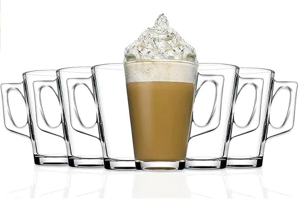 Transparent_Clear_Long_Tea_And_Coffee_Cup_For_Multi-Purpose_Use_Glass_Cups_Set_For_130_Ml_Tea_Coffee_Green_Tea_Herbal_Tea_Lemon_Tea_Milk_Latte_Hot/Cold_Drinks_(Set_Of_6)