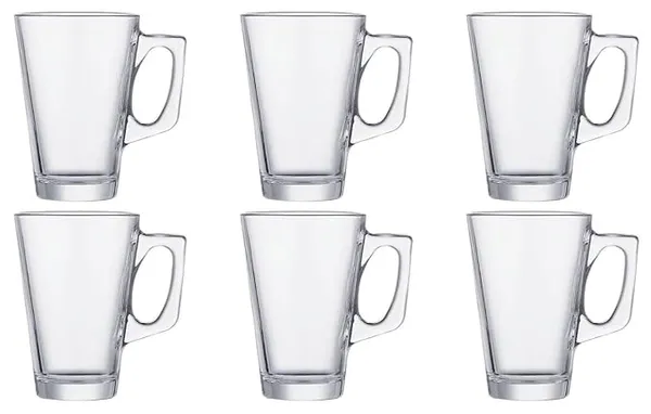 Transparent_Clear_Long_Tea_And_Coffee_Cup_For_Multi-Purpose_Use_Glass_Cups_Set_For_130_Ml_Tea_Coffee_Green_Tea_Herbal_Tea_Lemon_Tea_Milk_Latte_Hot/Cold_Drinks_(Set_Of_6)