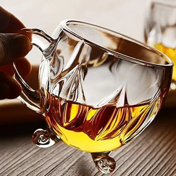 Transparent_Elegant_Tea_Coffee_Cup_Crystal_Espresso_Mug_Clear_Toughened_Glass_Mug_With_Handle_For_Cappuccino_Milk_Latte_Hot/Cold_Drinks_(Set_Of_4)
