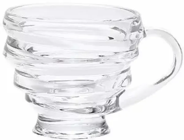 Transparent_Clear_Spiral_Tea_Coffee_210_Ml_Cup_Set_Of_6_Pcs_Crystal_Espresso_Mug_Clear_Toughened_Glass_Mug_With_Handle_For_Cappuccino_Milk_Latte_Hot/Cold_Drinks_(Royal_6_Pcs)
