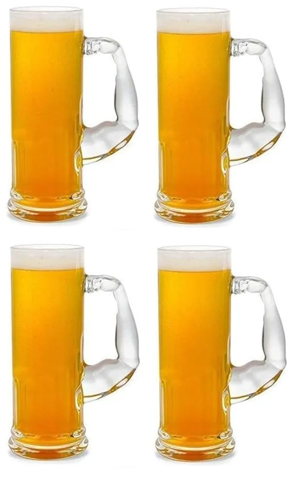 Transparent_Muscle_Beer_Mug_Muscle_Handle_Shape_Large_Mug_Glass_Drinking_Mug_Imported_With_Handle_Fancy_Design_Mug_-_600Ml_(Set_Of_2)