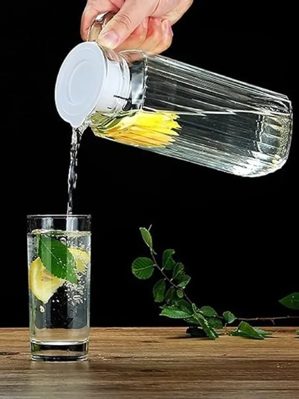 _Clear_Italian_Premium_Water_And_Juice_Glasses,_Set_Of_6_And_Jug_Set_Combo,_(6_Pieces_Glasses_350Ml_And_1_Water_Juice_Jug_1_Liter),_Transparent,_Glass_And_Jug_Set