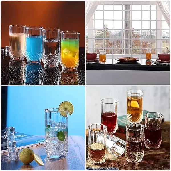 Transparent_Clear_300Ml_Diamond_Design_Glass_Set_Of_6_For_Juice_Water_Cocktails_And_Whiskey_Elegant_Drinking_Tumblers