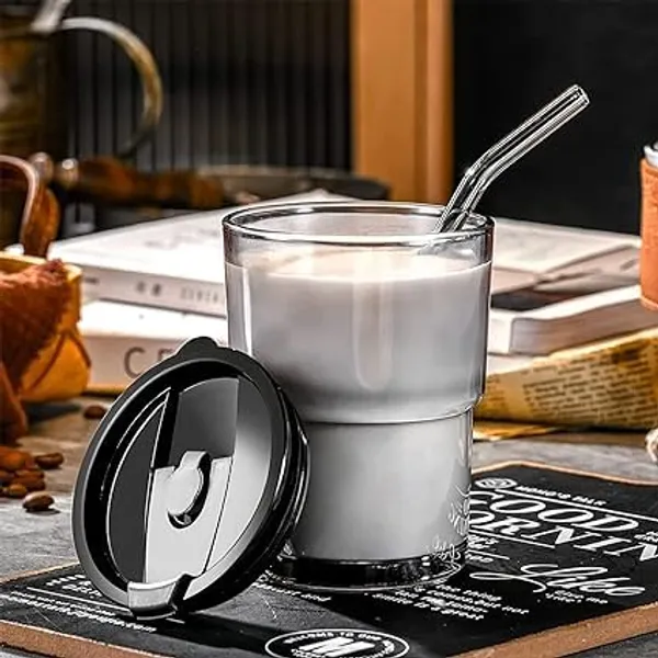 Brown_Glass_Coffee_Sipper_With_Lid_And_Glass_Straw_400Ml_Glass_Tumbler_For_Iced_Tea_Smoothie_Cocktail_Heat_Resistant_With_Anti-Slip_Leather_Sleeve_Pack_Of_3_(Sleeve)