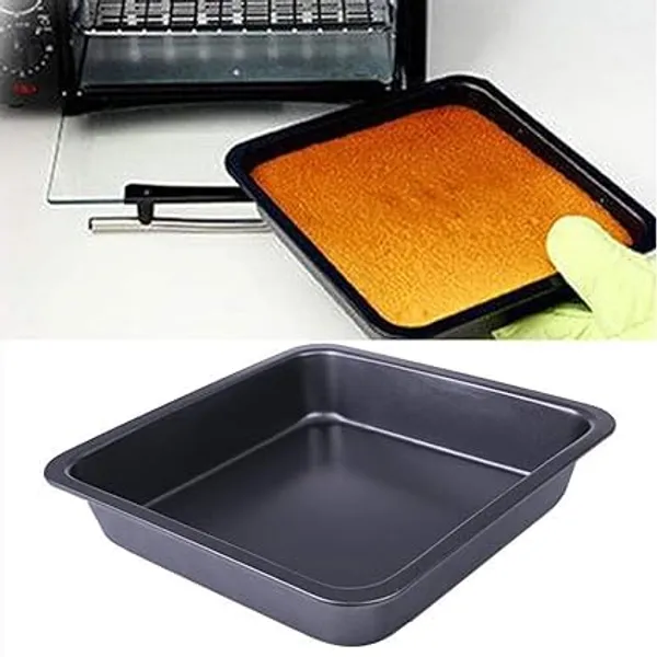 Black_Carbon_Steel_Square_Bakeware_Cake_Pan_Set_Black