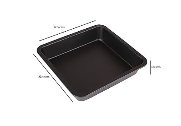 Black_Carbon_Steel_Square_Bakeware_Cake_Pan_Set_Black