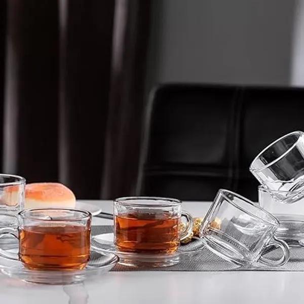 Transparent_Clear_Premium_Classic_Glass_Tea_&_Coffee_Cup_And_Saucer_-_220_Ml_For_Espresso_Cappuccino_And_For_Coffee_Green_Herbal_Lemon_Tea_(6_Cup_And_6_Saucer)