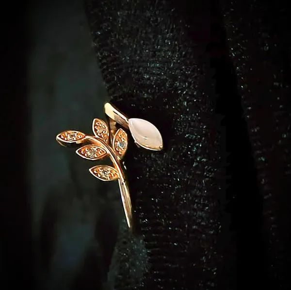 Golden_Ever_leaf_Adjustable_Ring_For_Women
