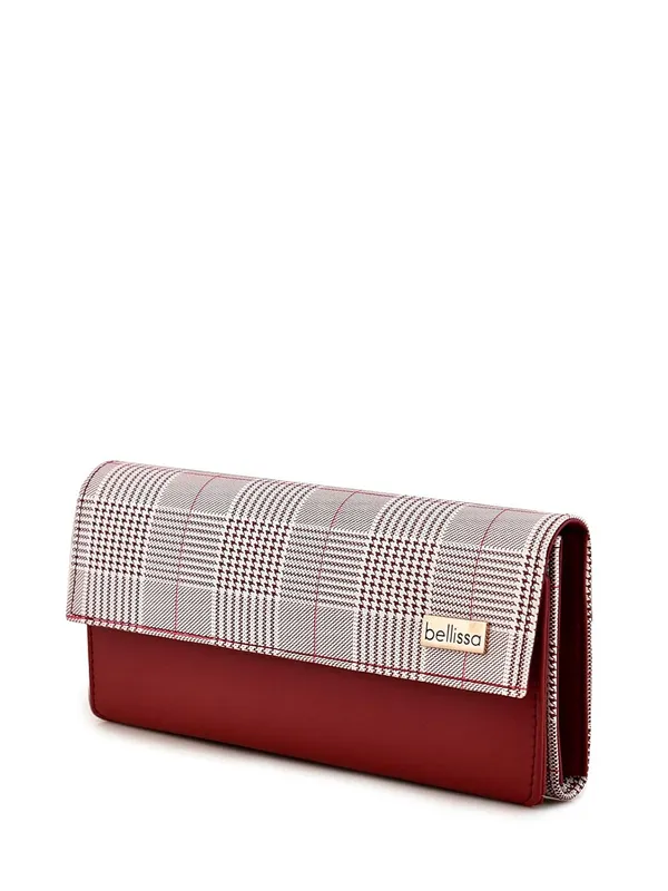 Maroon_Premium_Pu_Leather_Wallet_For_Women