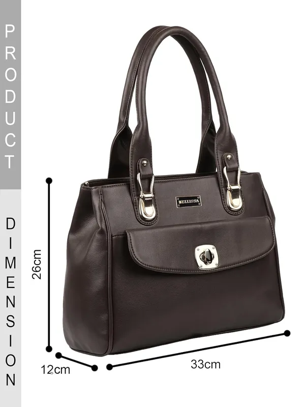 Brown_Premium_Pu_Leather_Handbag_For_Women