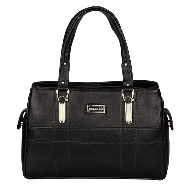 Black_Premium_Pu_Leather_Handbag_For_Women