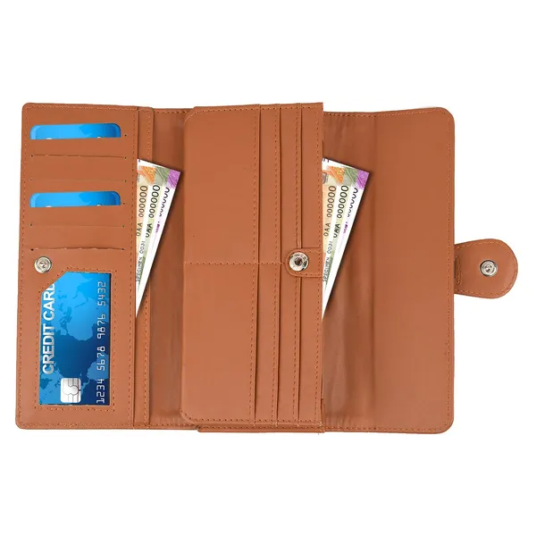 Beige_Premium_Pu_Leather_Wallet_For_Women