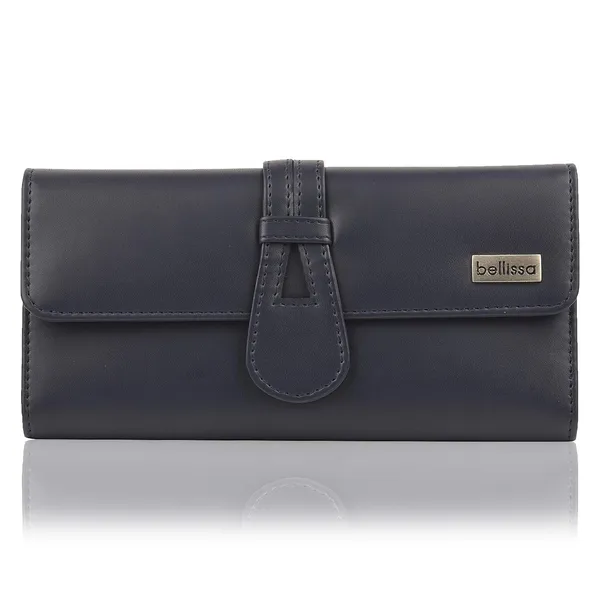 Blue_Premium_Pu_Leather_Wallet_For_Women