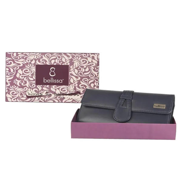Blue_Premium_Pu_Leather_Wallet_For_Women