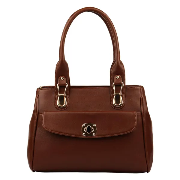 Tan_Premium_Pu_Leather_Handbag_For_Women