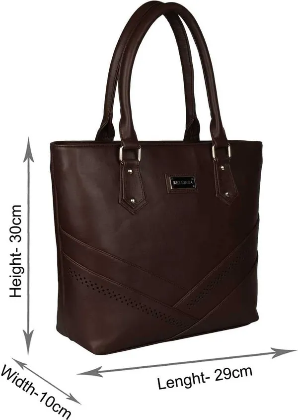 Brown_Premium_Pu_Leather_Tote_Bag_For_Women