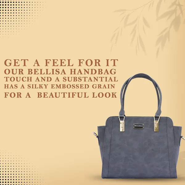 Grey_Premium_Pu_Leather_Handbag_For_Women