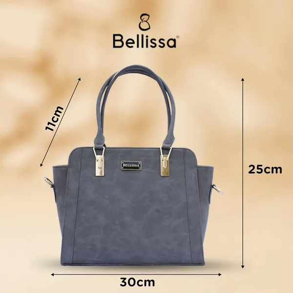 Grey_Premium_Pu_Leather_Handbag_For_Women