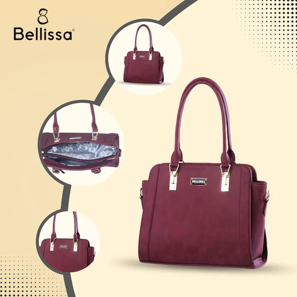 Red_Premium_Pu_Leather_Handbag_For_Women
