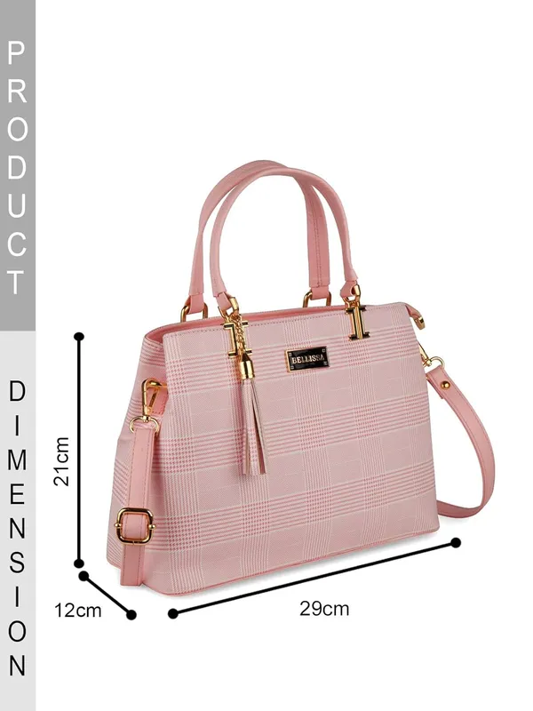 Pink_Premium_Pu_Leather_Handbag_For_Women