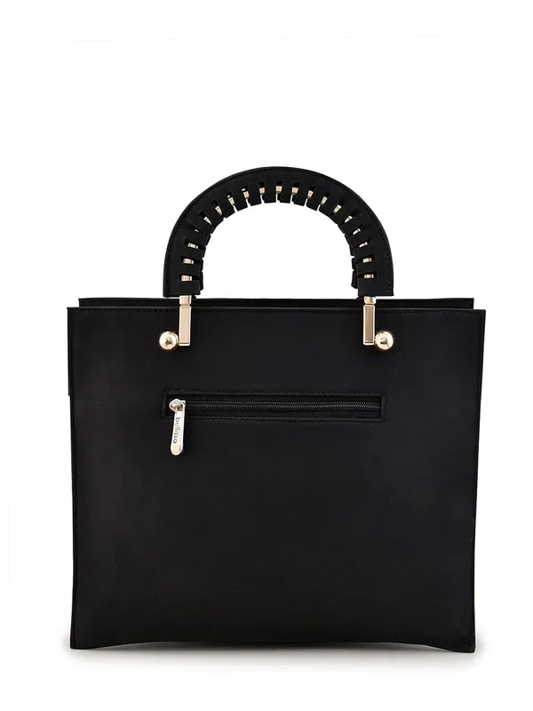 Black_Premium_Pu_Leather_Handbag_For_Women