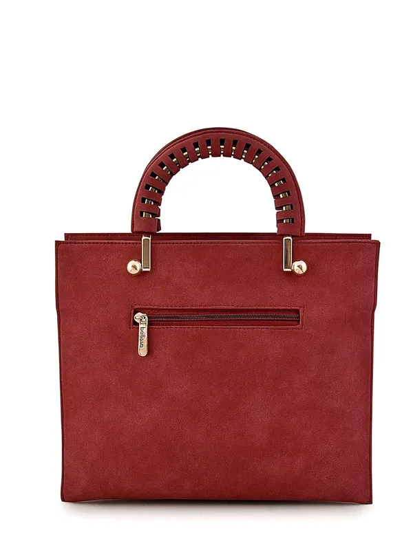 Red_Premium_Pu_Leather_Handbag_For_Women