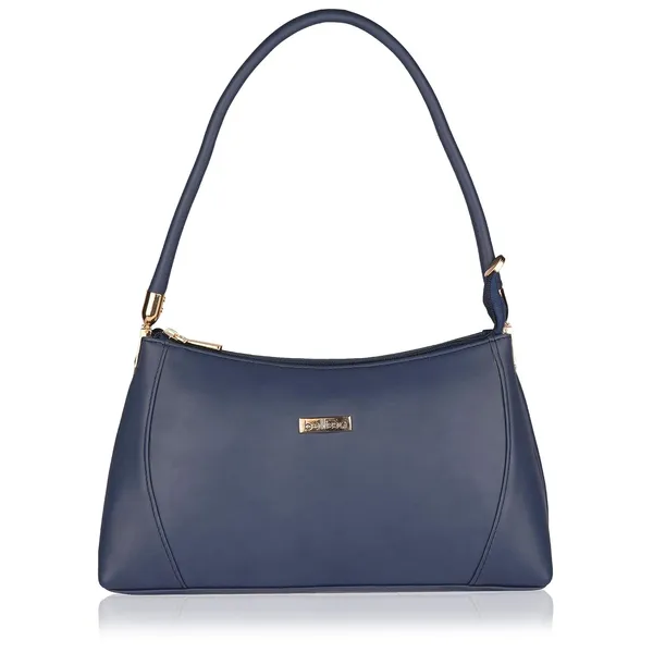 Blue_Premium_Pu_Leather_Shoulder_Bag_For_Women