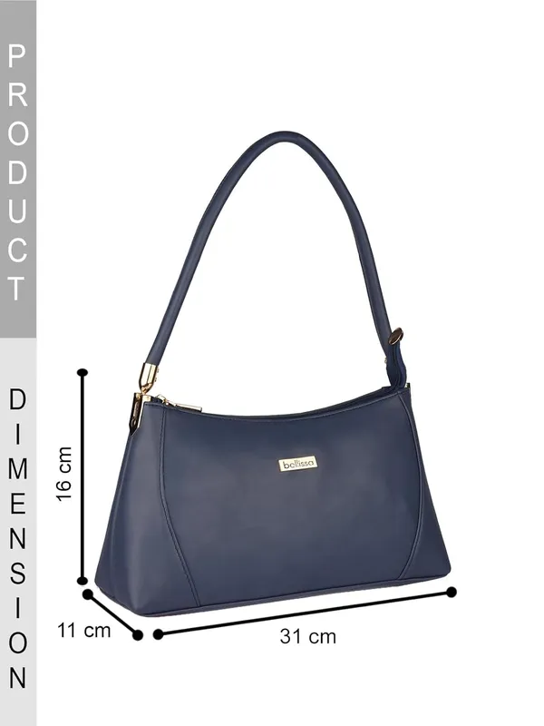 Blue_Premium_Pu_Leather_Shoulder_Bag_For_Women
