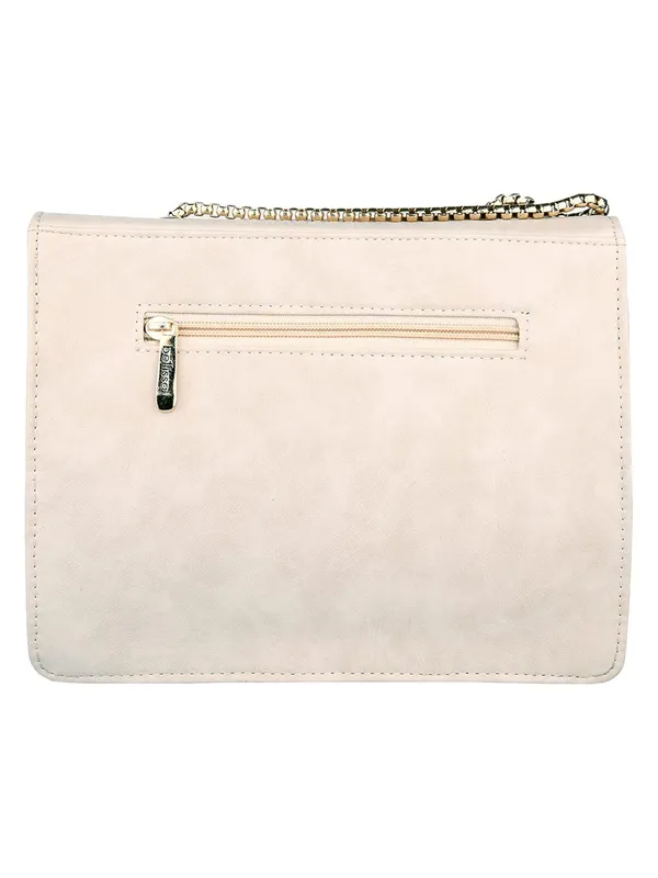 Cream_Premium_Pu_Leather_Sling_Bag_For_Women