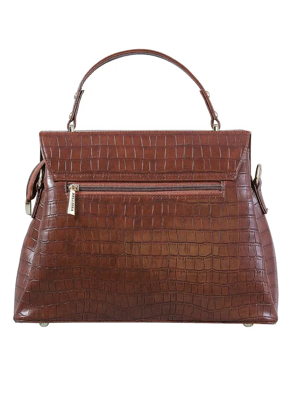 Tan_Premium_Pu_Leather_Shoulder_Bag_For_Women