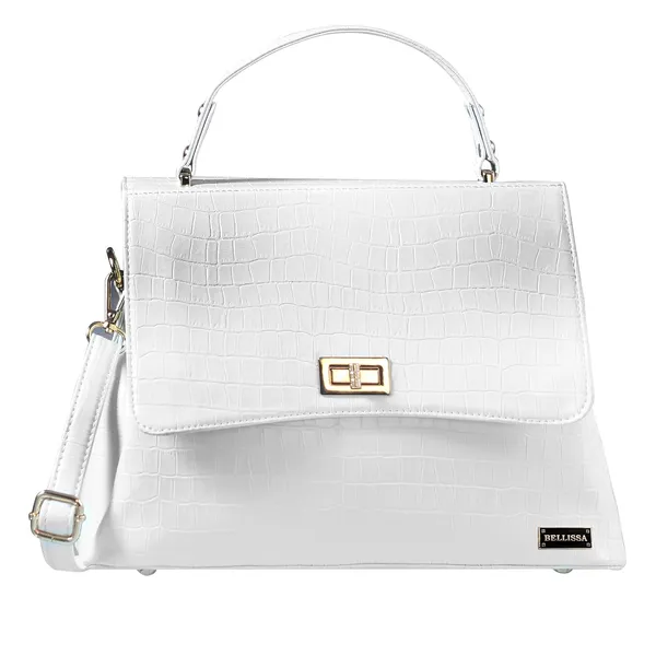 White_Premium_Pu_Leather_Shoulder_Bag_For_Women