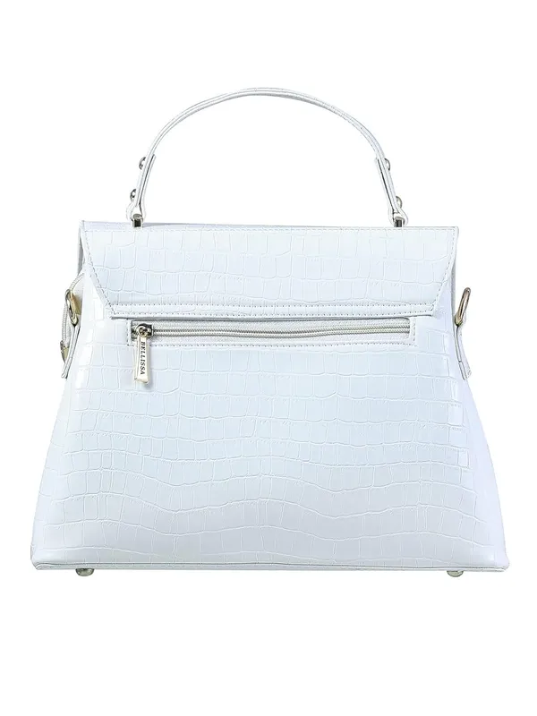 White_Premium_Pu_Leather_Shoulder_Bag_For_Women