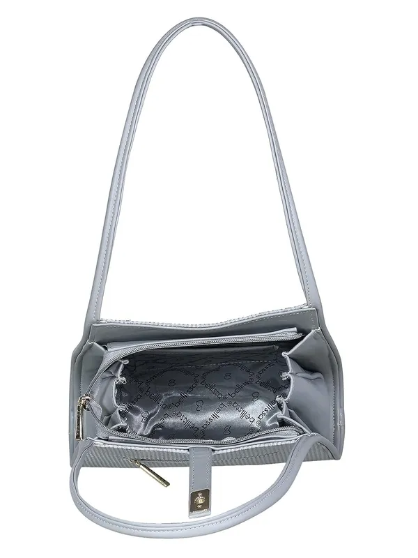 Grey_Premium_Pu_Leather_Shoulder_Bag_For_Women