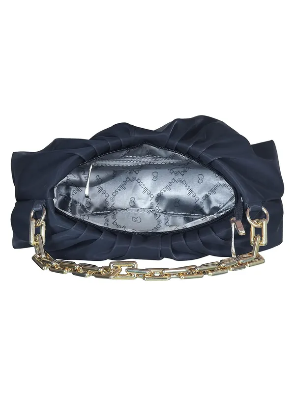 Blue_Premium_Pu_Leather_Shoulder_Bag_For_Women
