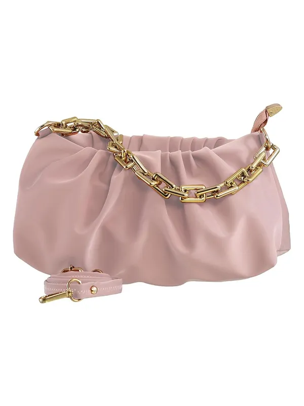 Baby_Pink_Premium_Pu_Leather_Shoulder_Bag_For_Women