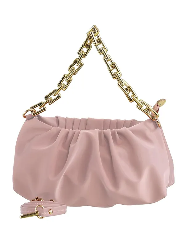 Baby_Pink_Premium_Pu_Leather_Shoulder_Bag_For_Women