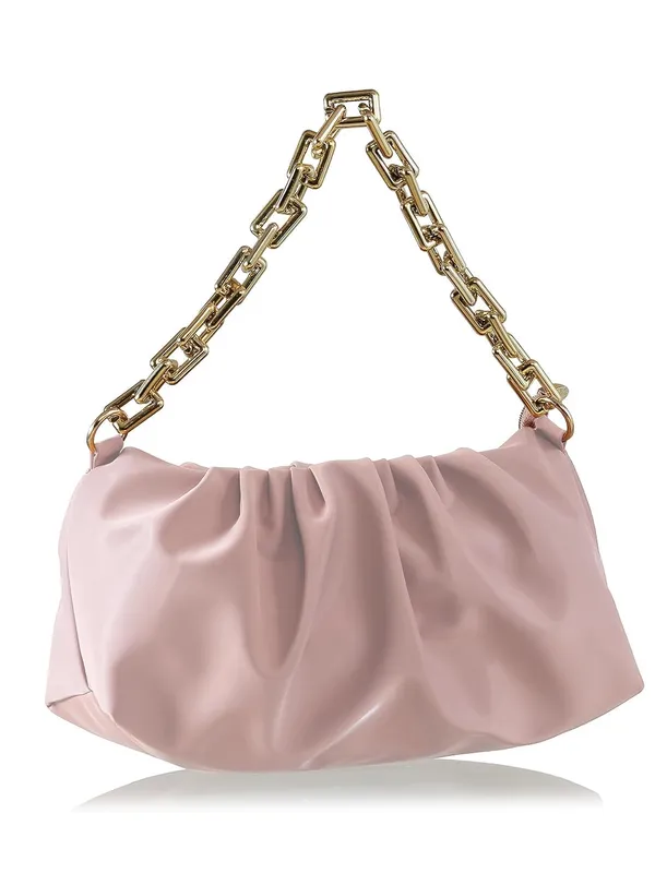 Baby_Pink_Premium_Pu_Leather_Shoulder_Bag_For_Women