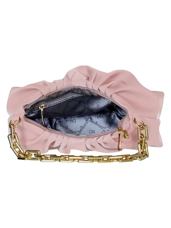 Baby_Pink_Premium_Pu_Leather_Shoulder_Bag_For_Women