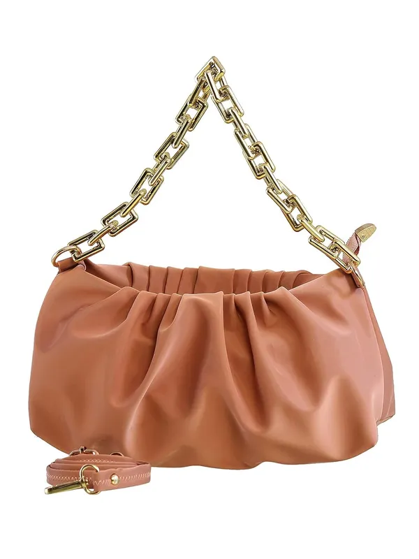Nude_Premium_Pu_Leather_Shoulder_Bag_For_Women