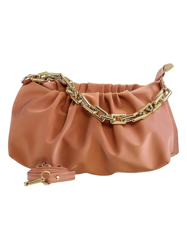 Nude_Premium_Pu_Leather_Shoulder_Bag_For_Women