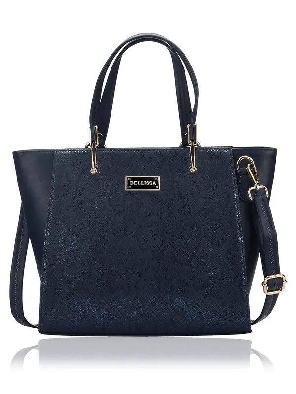Blue_Premium_Pu_Leather_Handbag_For_Women