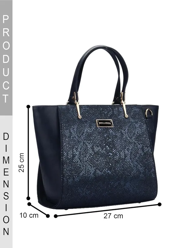 Blue_Premium_Pu_Leather_Handbag_For_Women