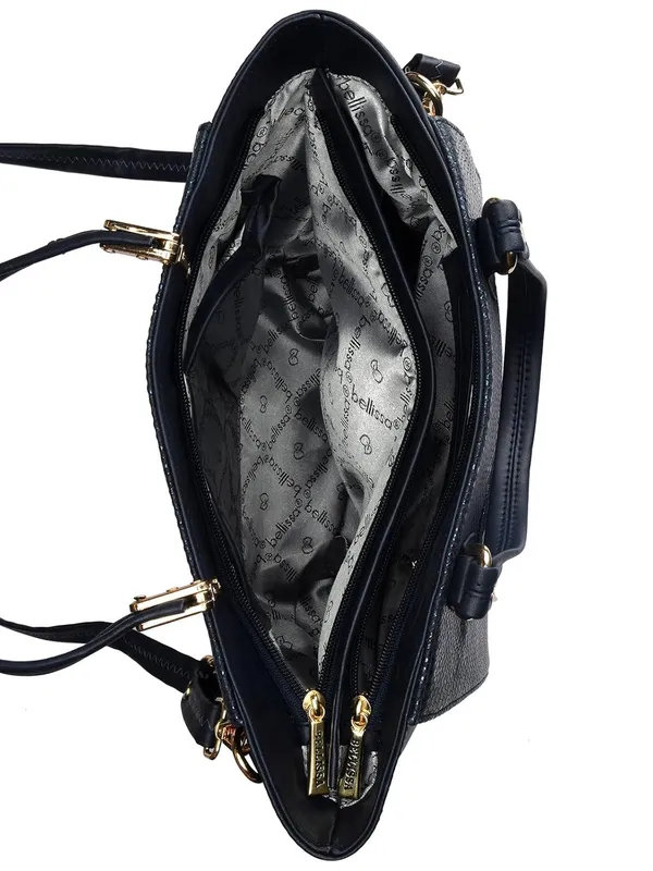 Blue_Premium_Pu_Leather_Handbag_For_Women