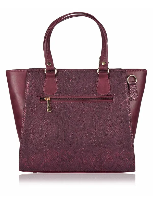 Maroon_Premium_Pu_Leather_Handbag_For_Women